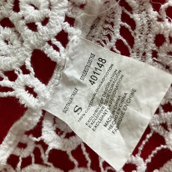 Cotton white crocheted summer shrug - Picture 6 of 6